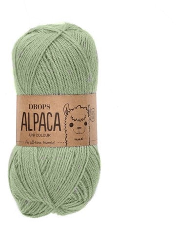 Drops Alpaca Uni Colour 9038 Salbeigrün