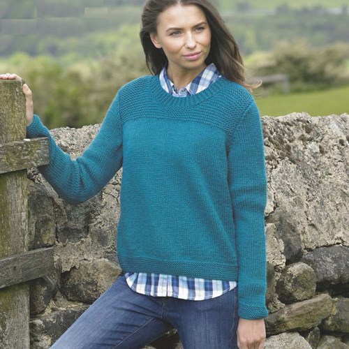 Strickanleitung Stylecraft Special Aran No. 9074 Pullover