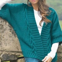 Strickanleitung Stylecraft Special Chunky No. 9077 Kimono-3