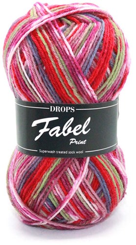 Drops Fabel Print 911 Picknick