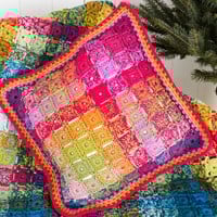 Häkelanleitung Stylecraft Special DK No. 9255 Decke und Kissen-2