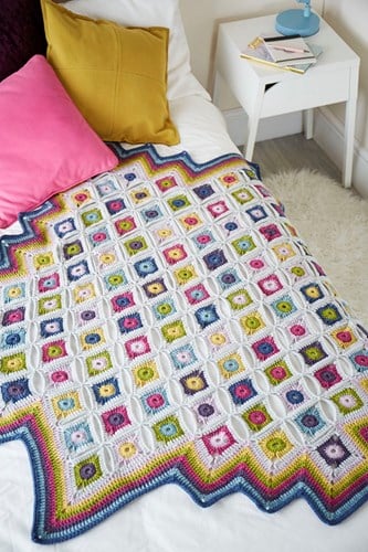 Häkelanleitung Stylecraft Life DK No. 9256 Decken-2