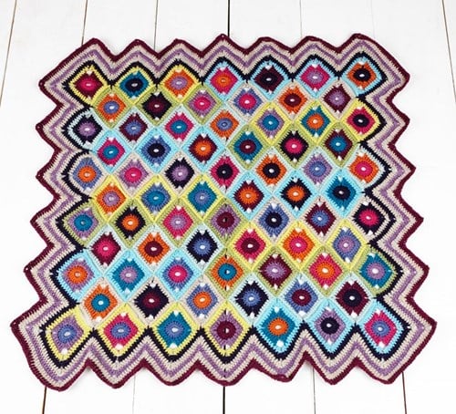 Häkelanleitung Stylecraft Life DK No. 9256 Decken-3