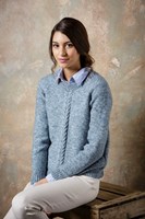 Strickanleitung Stylecraft Batik DK No. 9292 Zopfpullover und Jacke-2