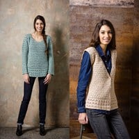 Häkelanleitung Stylecraft Batik DK No. 9294 Pullover und Weste
