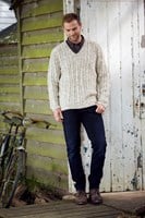 Strickanleitung Stylecraft Special Aran With Wool No. 9341 Herrenpullover und Jacke-3