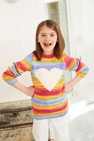 Strickanleitung Stylecraft Wondersoft Merry Go Round DK No. 9397 Mädchenpullover-2