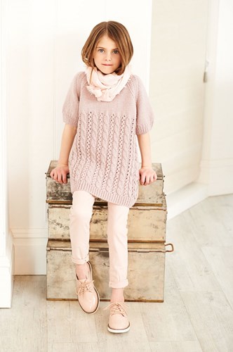 Strickanleitung Stylecraft Special DK No. 9399 Mädchenkleid und Tunika-2