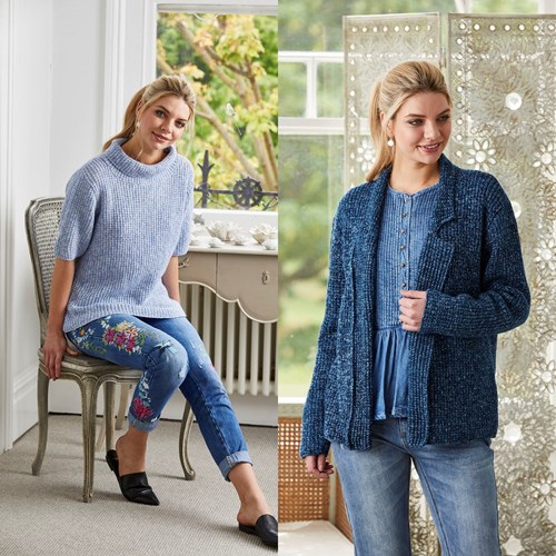 Strickanleitung Stylecraft Batik DK No. 9420 Jacke und Rollkragenpullover