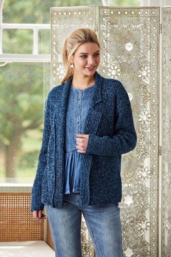 Strickanleitung Stylecraft Batik DK No. 9420 Jacke und Rollkragenpullover-3