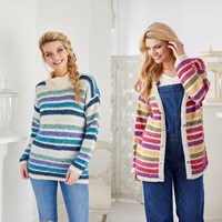 Strickanleitung Stylecraft Batik DK No. 9422 Pullover und Jacke