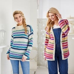 Strickanleitung Stylecraft Batik DK No. 9422 Pullover und Jacke
