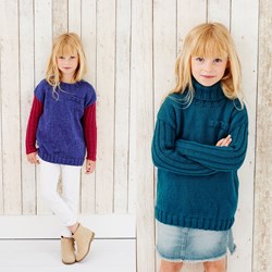 Strickanleitung Stylecraft Life DK No. 9438 Mädchenpullover