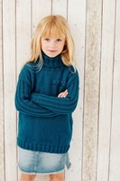 Strickanleitung Stylecraft Life DK No. 9438 Mädchenpullover-3