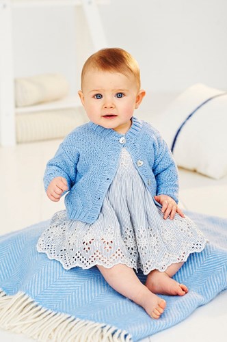 Strickanleitung  Stylecraft Bambino DK No. 9500 Babystrickjacke und Pullover-2