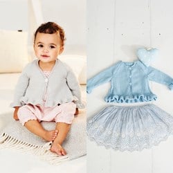 Strickanleitung  Stylecraft Bambino DK No. 9501 Baby Strickjacken
