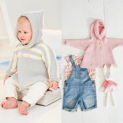 Strickanleitung  Stylecraft Bambino DK No. 9502 Babyjacken