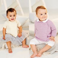 Strickanleitung  Stylecraft Bambino DK No. 9503 Baby Strickjacken