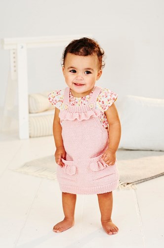 Strickanleitung  Stylecraft Bambino DK No. 9504 Baby Kleinkind Weste-2
