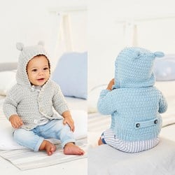 Strickanleitung  Stylecraft Bambino DK No. 9529 Baby Hoodies
