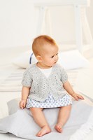 Häkelanleitung  Stylecraft Bambino DK No. 9532 Baby Strickjacken-3