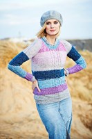 Strickanleitung Stylecraft Batik Swirl DK No. 9536 Jacke, Pullover und Loopschal-3