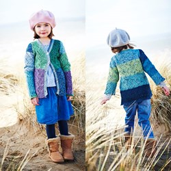 Strickanleitung Stylecraft Batik Swirl DK No. 9539 Kinderjacke und Handschuhe