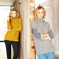 Strickanleitung Stylecraft Life DK No. 9547 Pullover und Tunika