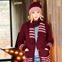 Strickanleitung Stylecraft Life DK No. 9549 Jacke, Schal und Mütze