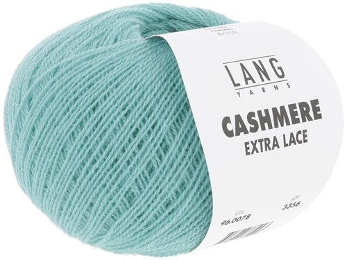 Lang Yarns Cashmere Extra Lace 0078 Teal-2