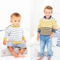 Strickanleitung  Stylecraft Bambino DK No. 9603 Jungenpullover