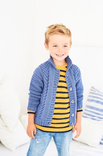 Strickanleitung  Stylecraft Bambino DK No. 9605 Jungen Strickjacken-3