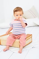 Häkelanleitung Stylecraft Bambino DK No. 9608 Gestreiftes Top und Pullover-2
