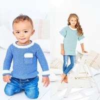Häkelanleitung Stylecraft Bambino DK No. 9609 Pullover und Tunika