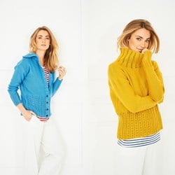 Strickanleitung Stylecraft Special DK No. 9641 Pullover und Jacke