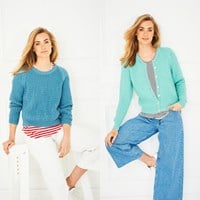 Strickanleitung Stylecraft Special DK No. 9644 Jacke und Pullover