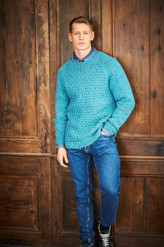 Strickanleitung Stylecraft Life DK No. 9652 Herrenpullover-3