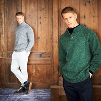 Strickanleitung Stylecraft Life DK No. 9653 Herrenpullover