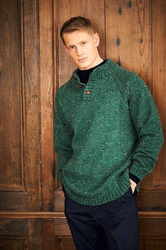 Strickanleitung Stylecraft Life DK No. 9653 Herrenpullover-2