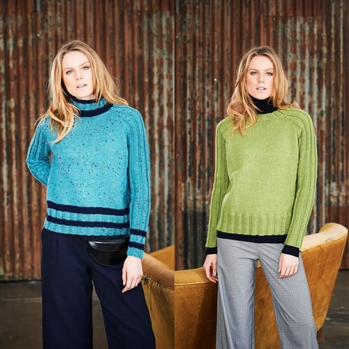 Strickanleitung Stylecraft Life DK No. 9654 Pullover