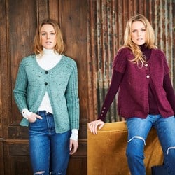 Strickanleitung Stylecraft Life DK No. 9656 Cardigans