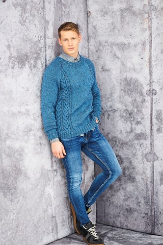 Strickanleitung Stylecraft Special Aran With Wool No. 9658 Herrenpullover-2