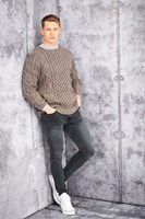 Strickanleitung Stylecraft Special Aran With Wool No. 9659 Herrenpullover-3