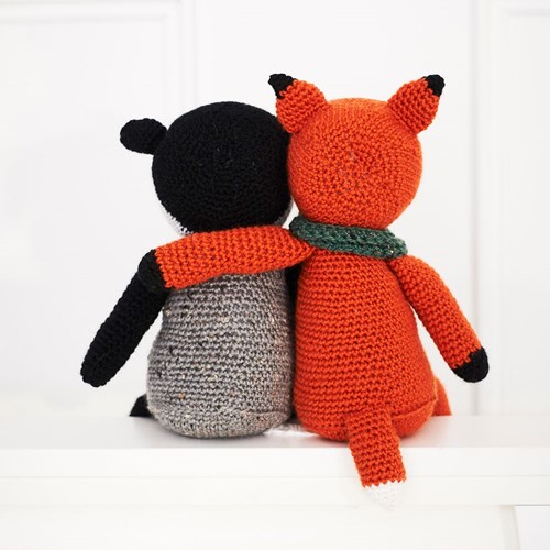 Häkelanleitung Stylecraft Life DK No. 9665 Fuchs und Dachs-2