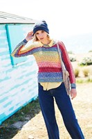 Strickanleitung Stylecraft Batik Swirl DK No. 9676 Pullover, Colschal und Mütze-2
