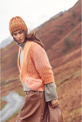 Strickanleitung Essentials Super Kid Mohair Loves Silk Colourlove Strickjacke