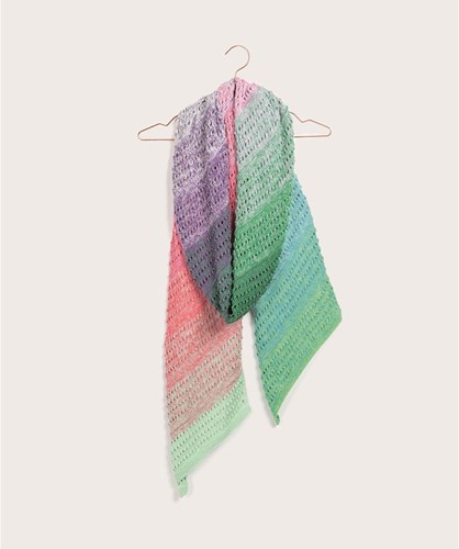 Strickanleitung Creative Cotton Dégradé Lucky 8 Schal-2