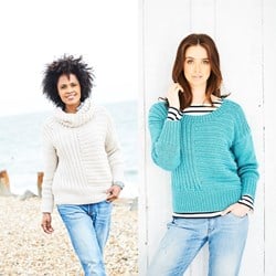 Strickanleitung Stylecraft Bellissima Chunky No. 9690 Pullover