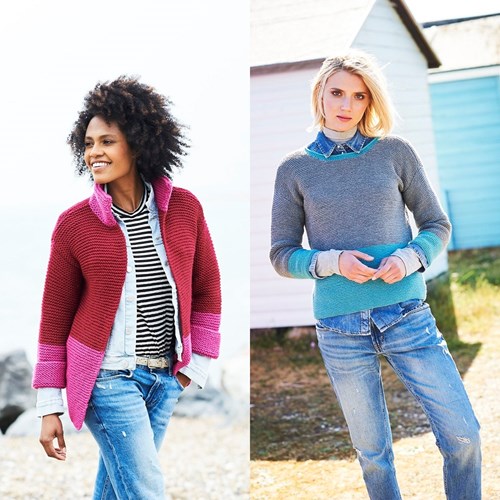 Strickanleitung Stylecraft Bellissima DK No. 9697 Jacke und Pullover