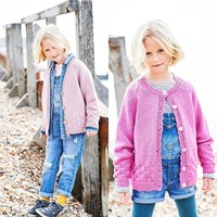 Strickanleitung Stylecraft Bellissima DK No. 9704 Mädchenjacken